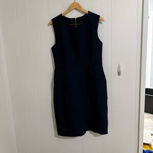 J. Crew Elegant Dark Blue Midi Dress- SALE